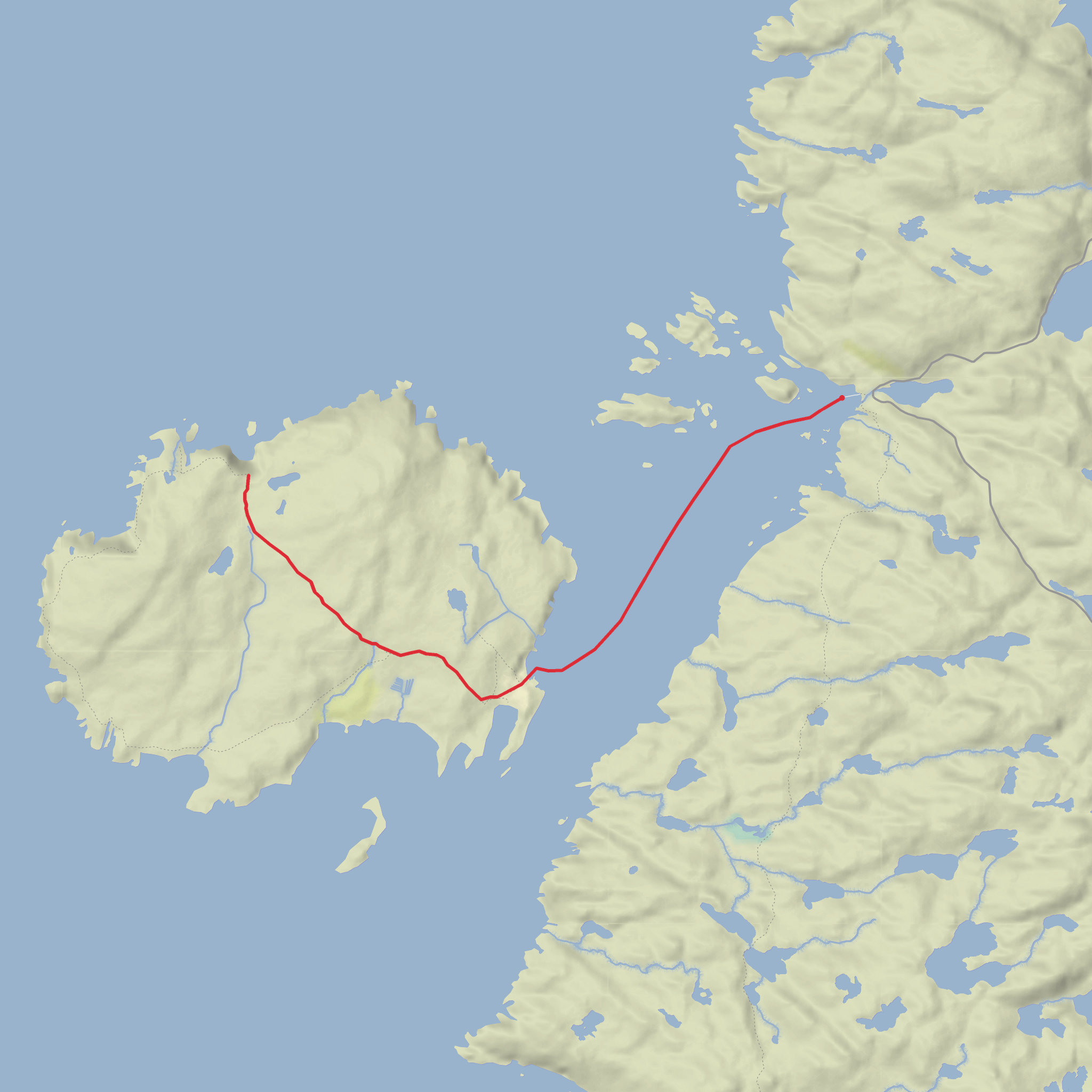 Geodh a' Bhrisidh in Handa Island mobile static map