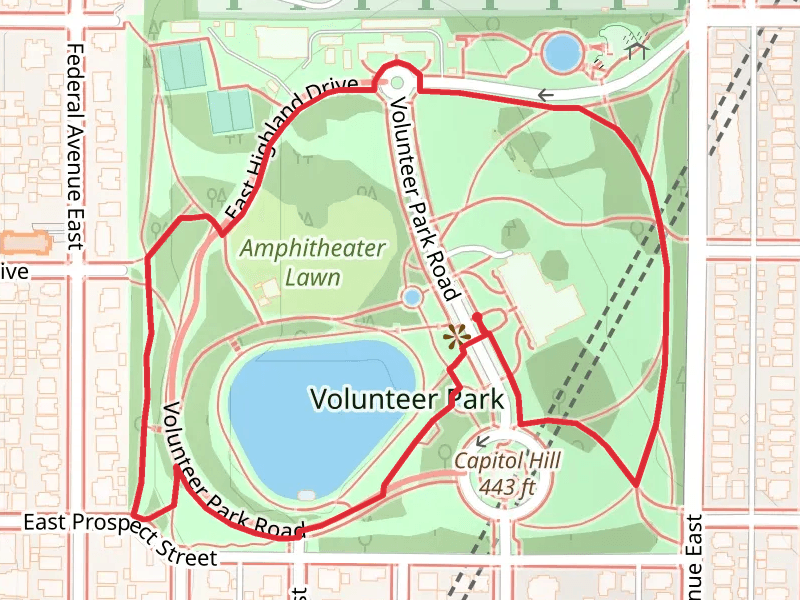 Volunteer Park Reservoir Loop