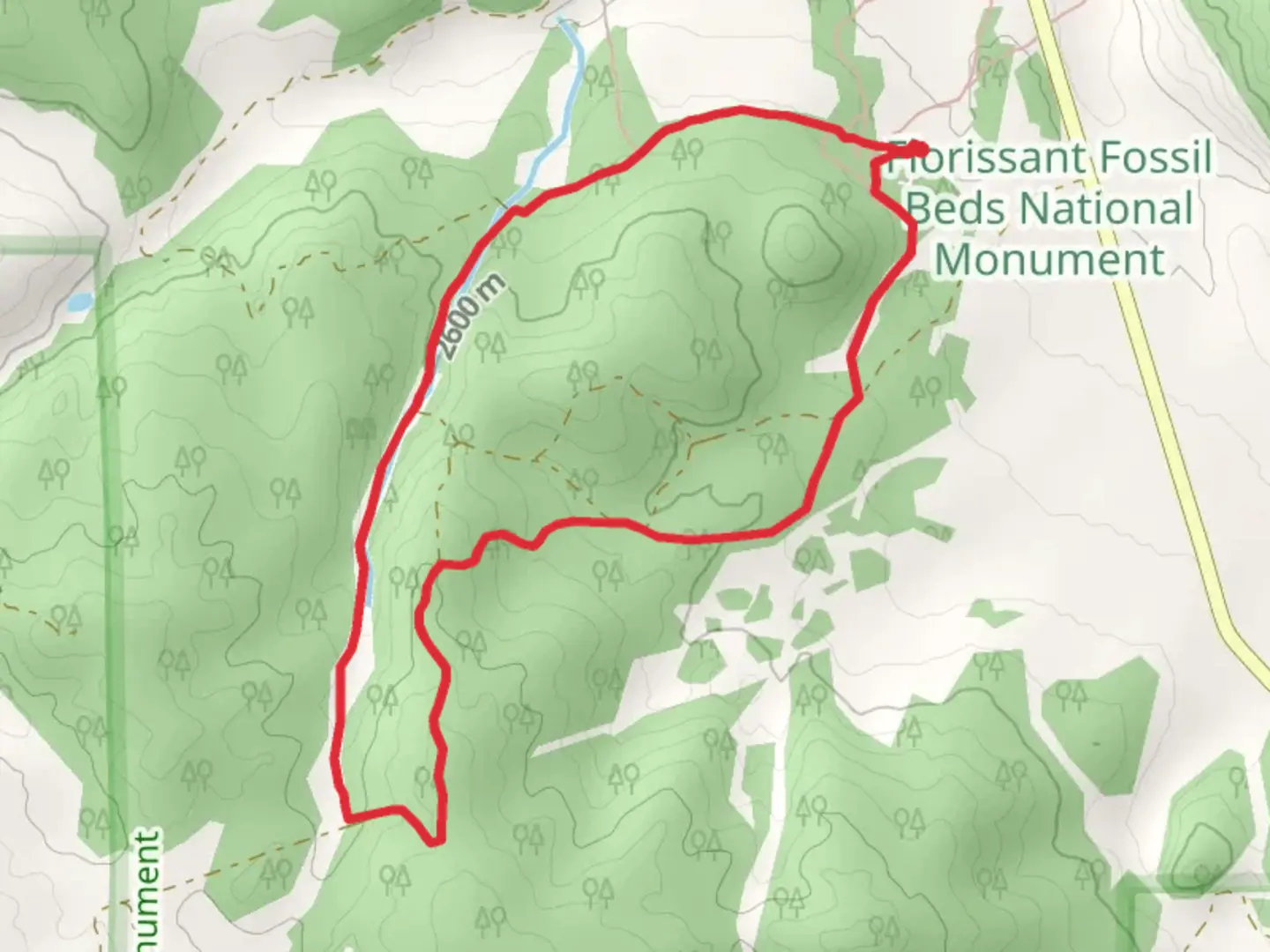 An image depicting the trail Hornbek Wildlie and Sawmill Trail Loop and its surrounding area.