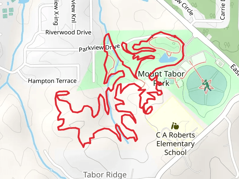 Mount Tabor Park Loop - Long