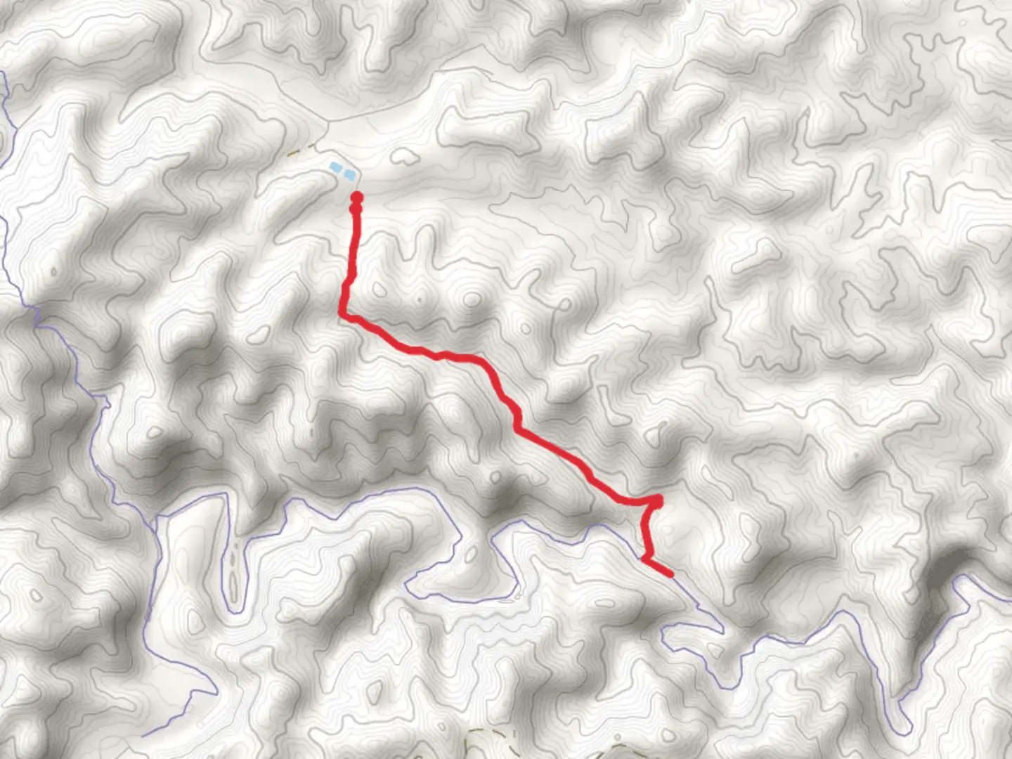 An image depicting the trail Calkins Draw Trail and French Creek and Mount Coolidge Trail and its surrounding area.