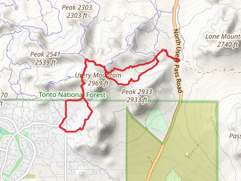 Lance's Trail, High Ridge Trail and Hawes Loop Trail