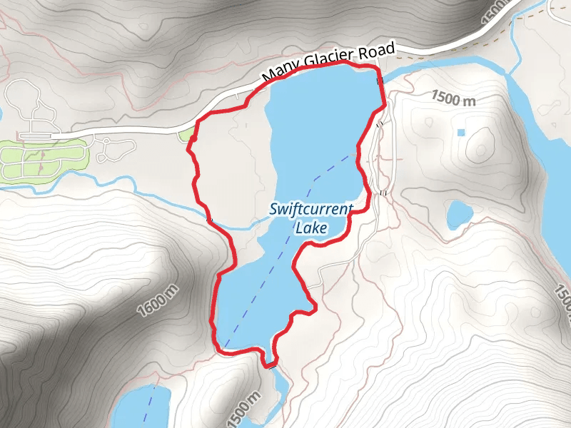 Swiftcurrent Lake Loop