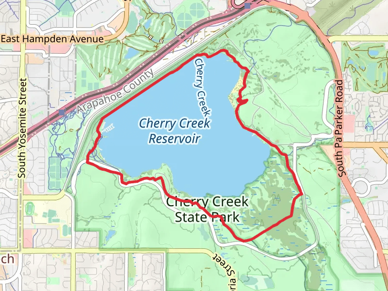 Cherry Creek Reservoir Loop