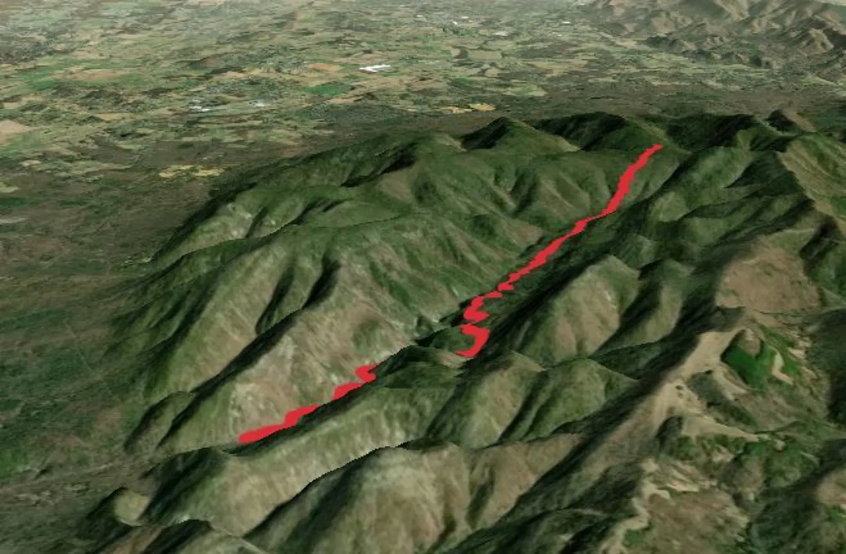 An image depicting the trail Saint Mary's Trail and its surrounding area.