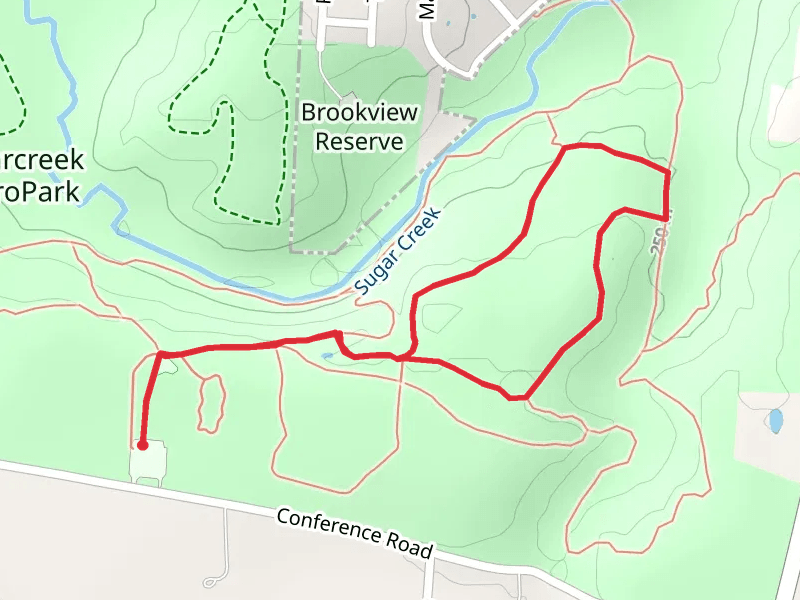 Sugarcreek Metro Park Paved Trail and Sugarcreek MetroPark Orange Loop Trail