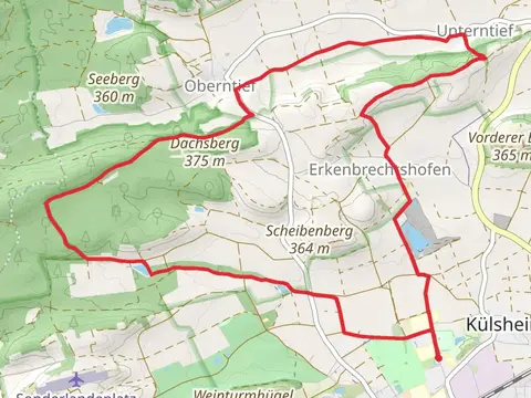 Graefweiher via Rundwanderweg Bad Windsheim