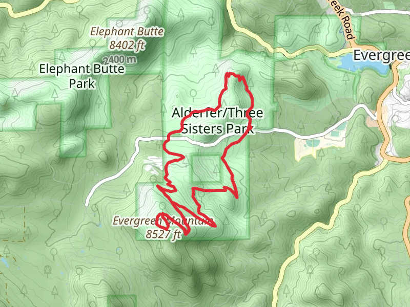 Evergreen Mountain and Sisters Trail Loop