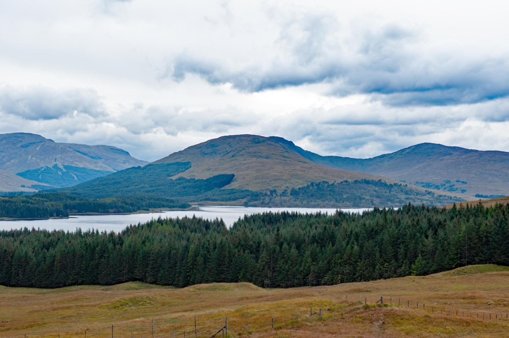 An image depicting the trail Beinn a' Chreachain Walk and its surrounding area.