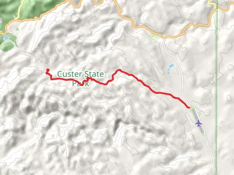 Barnes Canyon Trail Out and Back