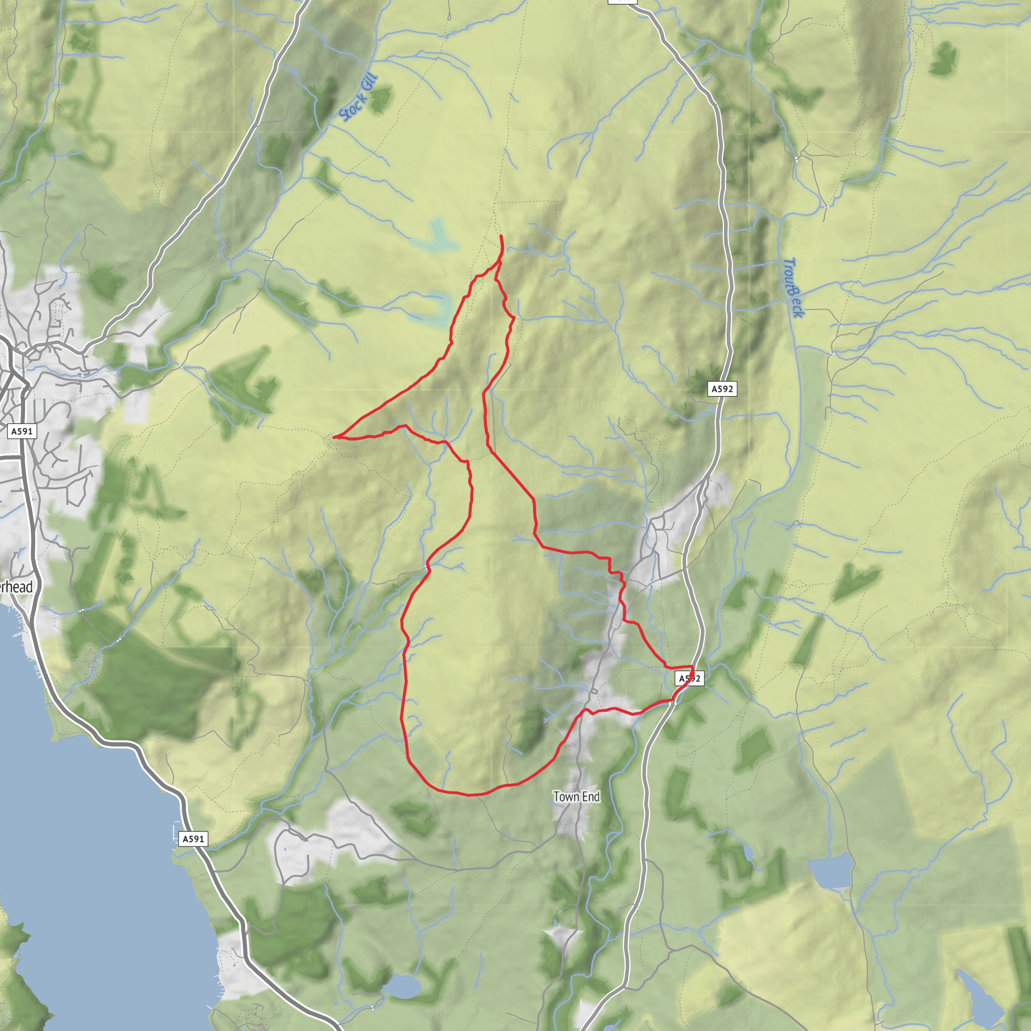 WansfellBaystones mobile static map