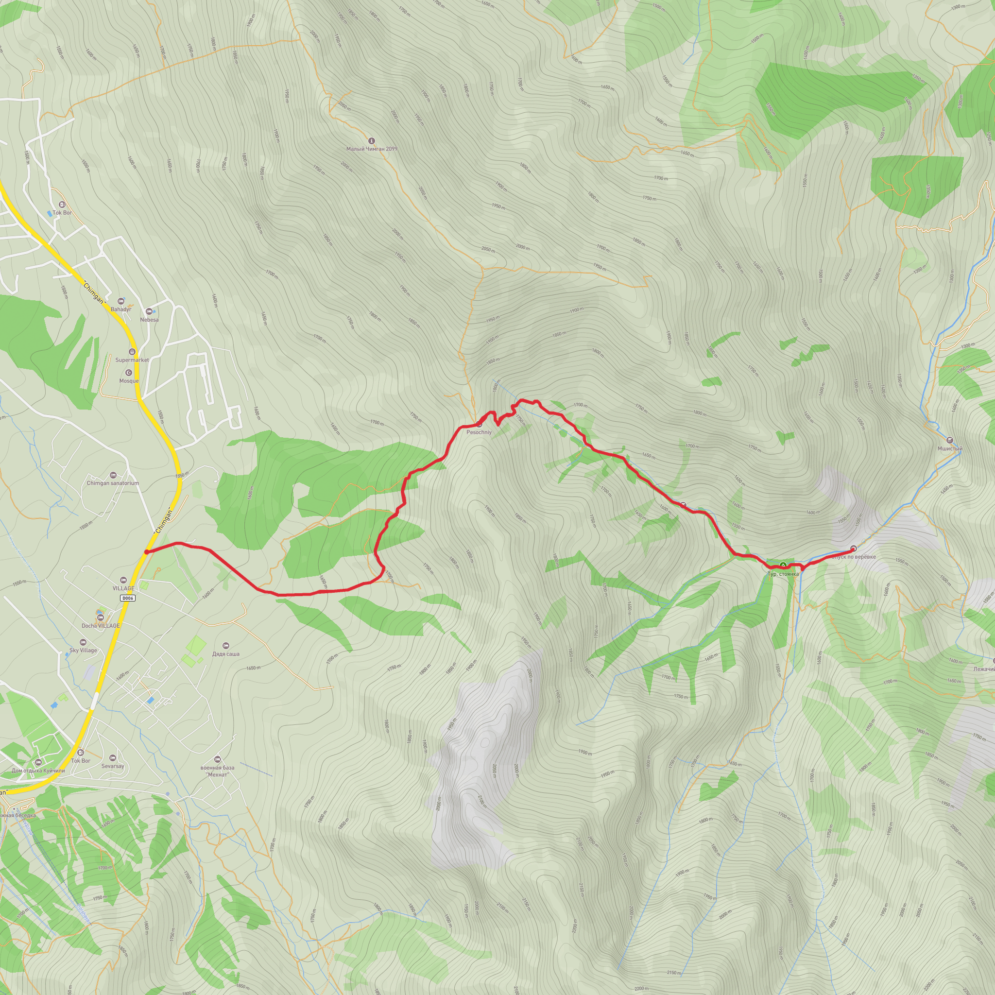 Gulkamsay River and Gorge Gulkam mobile static map