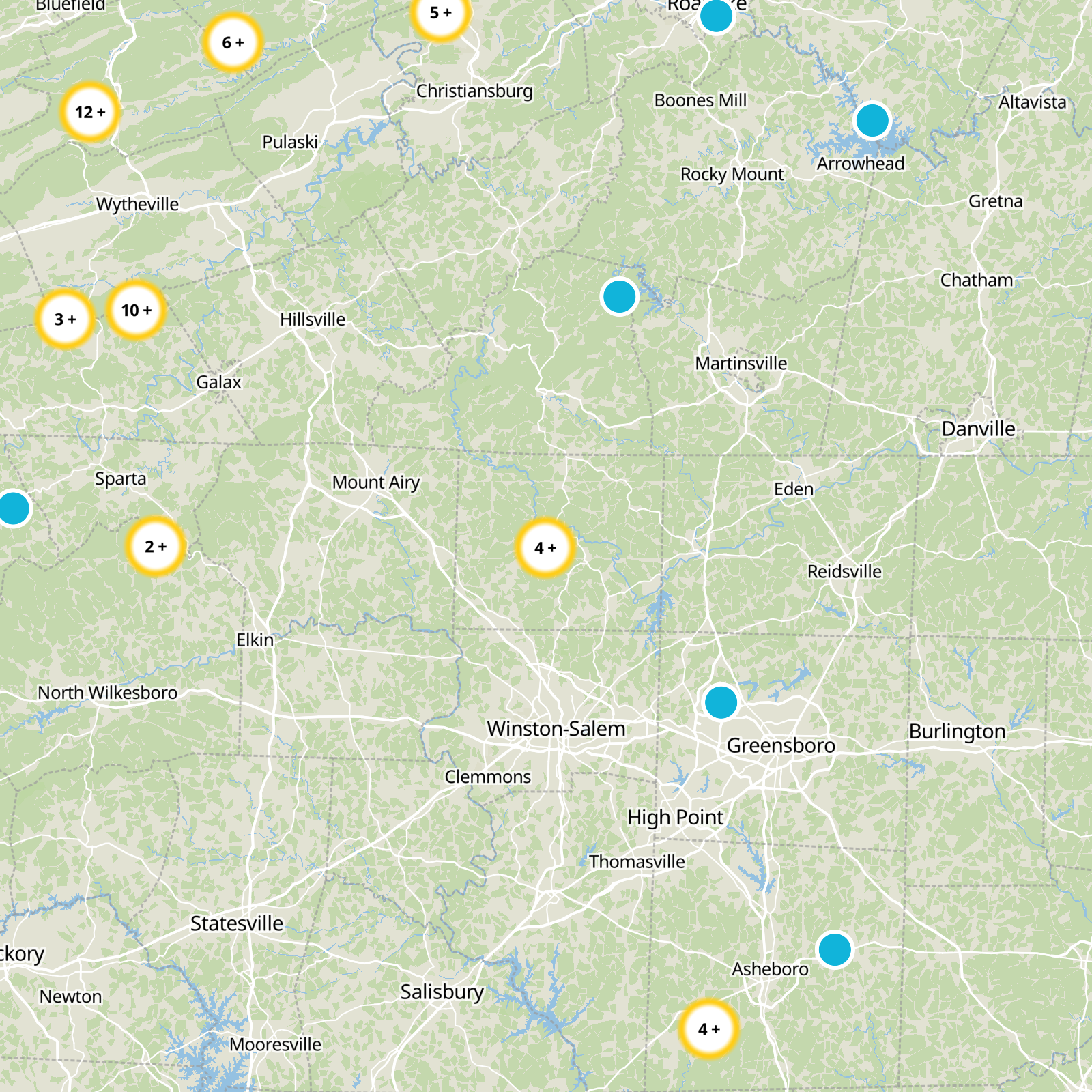 Stokes County Static Map