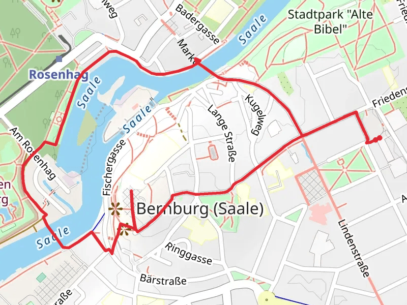 Saale via Rosenhag