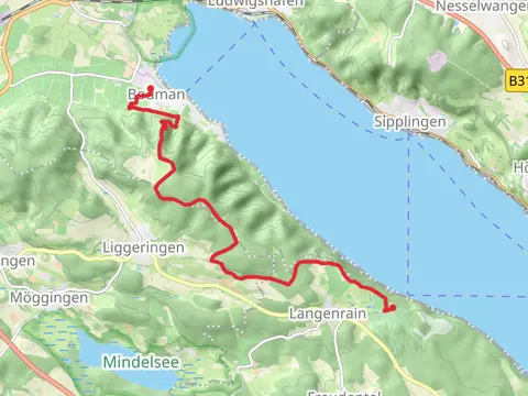 Bodman to Kargegg Walk via Ruine Alt Bodman