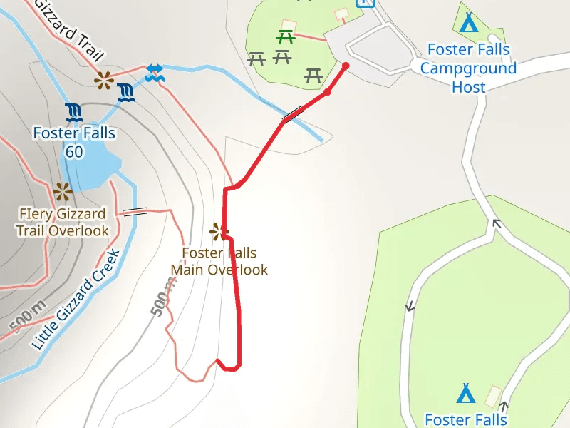 Foster Falls Base Trail