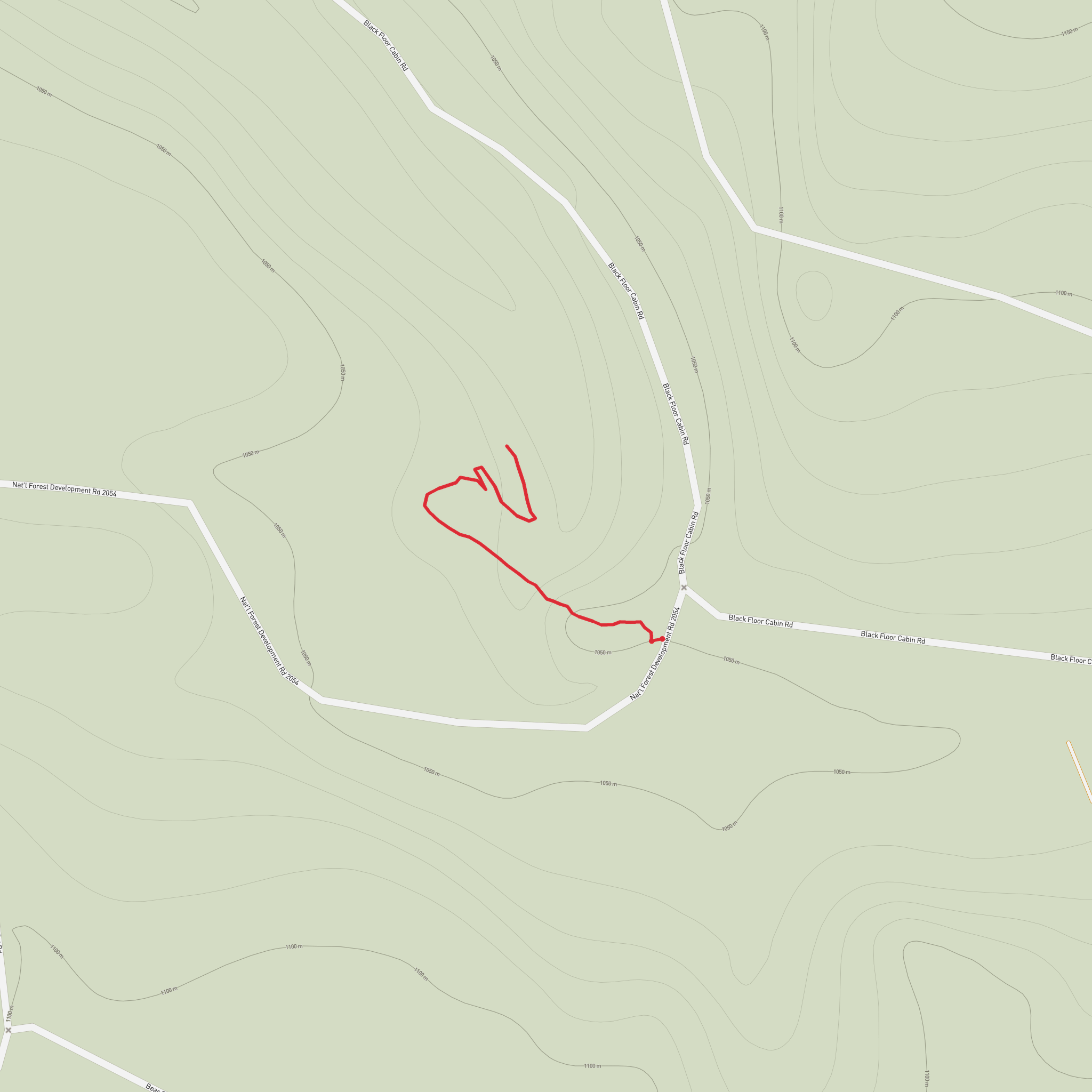 Nine Mile Falls Trail mobile static map