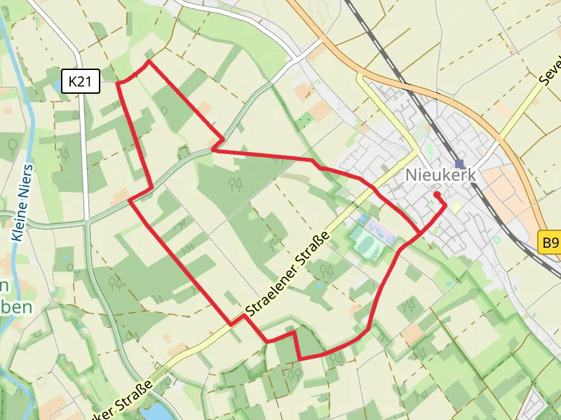 Nieukerk Rundweg and Rhein Niers Weg