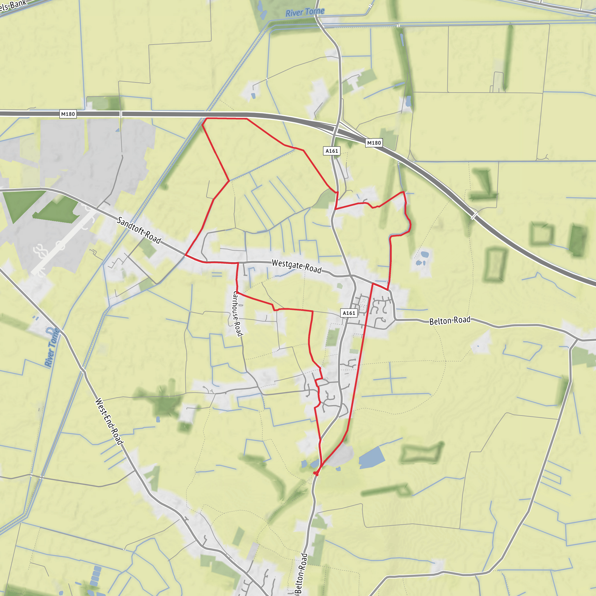 Trains Drains & Villeins mobile static map