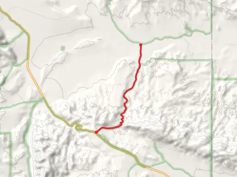 Carrizo Creek to Weeny Pass Road