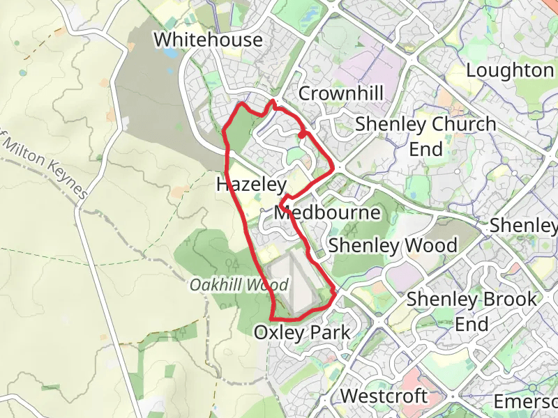 Hazeley Wood and Woodhill Loop