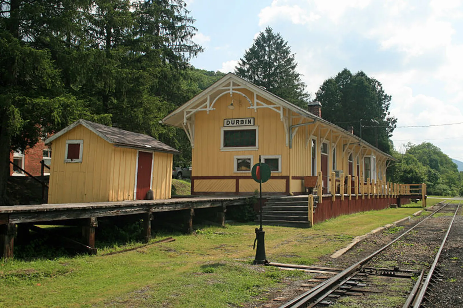 An image depicting the trail West Fork Rail Trail and its surrounding area.