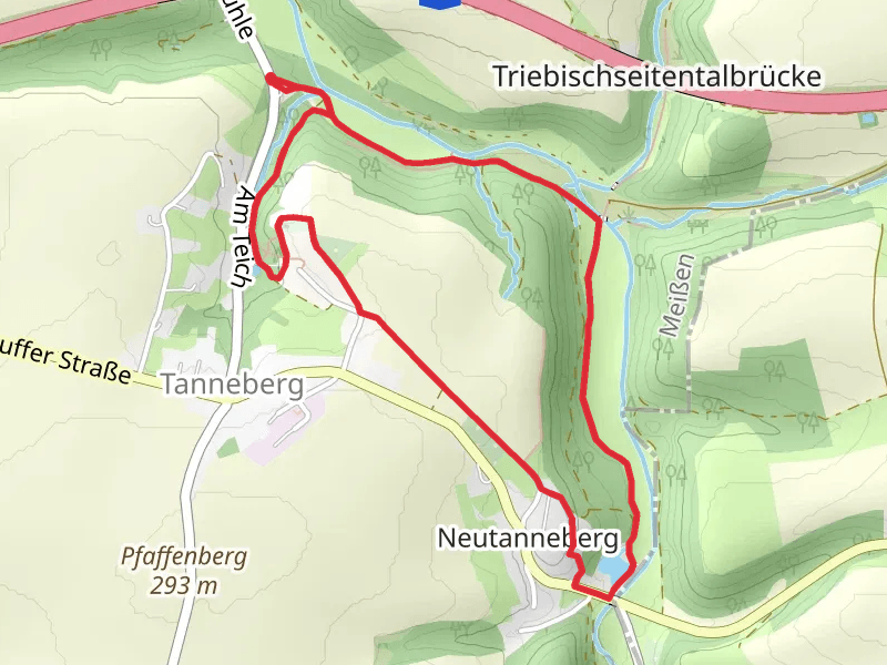Jagdflugzeug via Tanneberger Rundweg