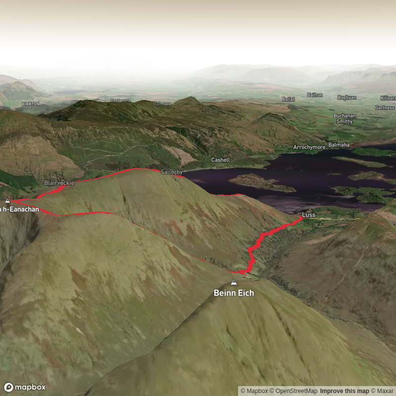 Beinn Dubh - Glen Striddle horseshoe
