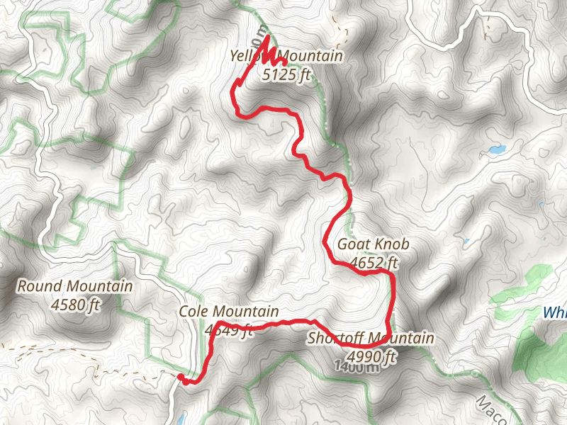 Nantahala Yellow Mountain Trail