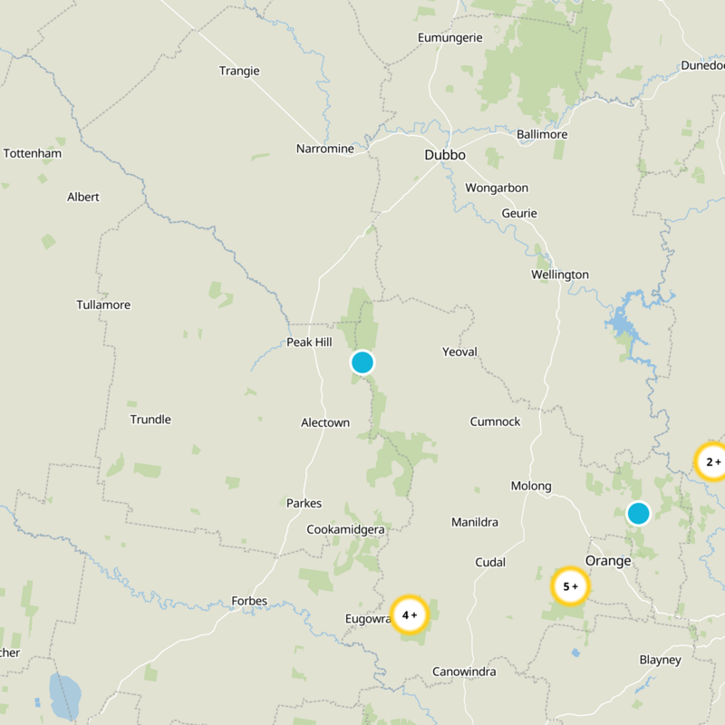 Peak Hill Static Map