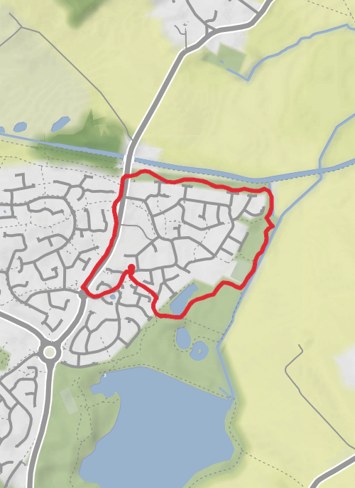 Hike from Daventry mobile static map