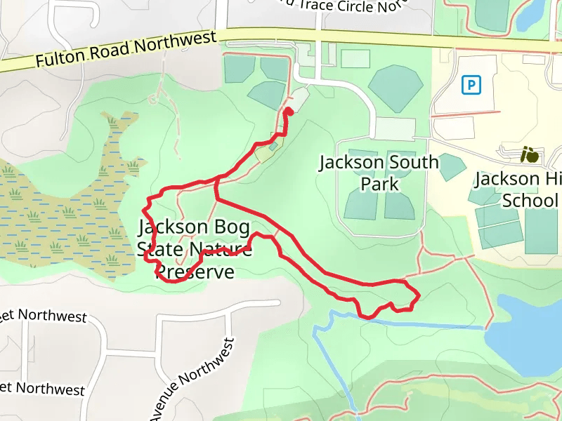 Jackson Bog State Nature Preserve Loop