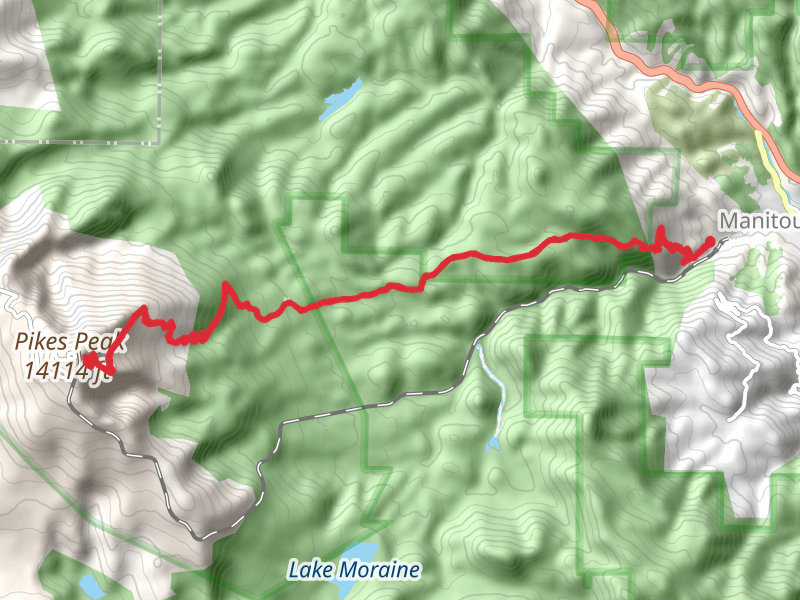 Pikes Peak via Barr Trail