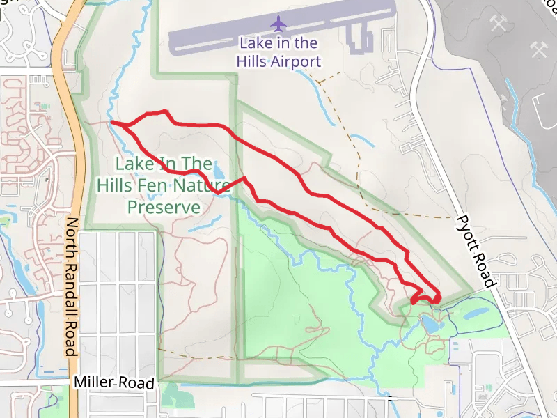 Loop beside Crystal Lake Outlet