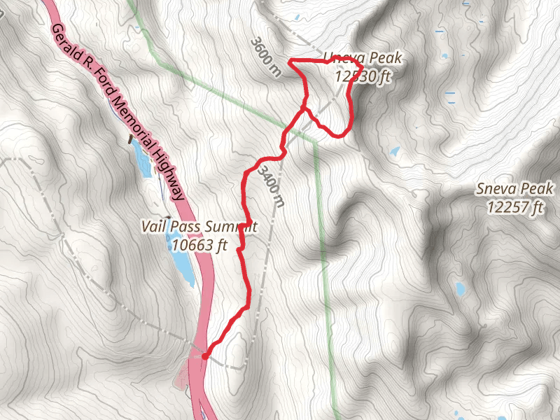 Uneva Peak via Corral Creek Trail
