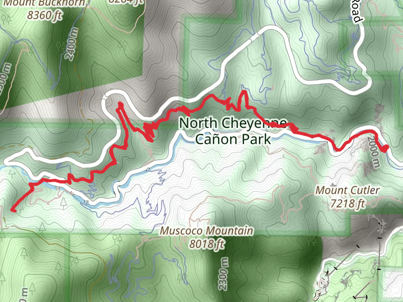 Columbine Trail and Silver Cascades Falls Trail
