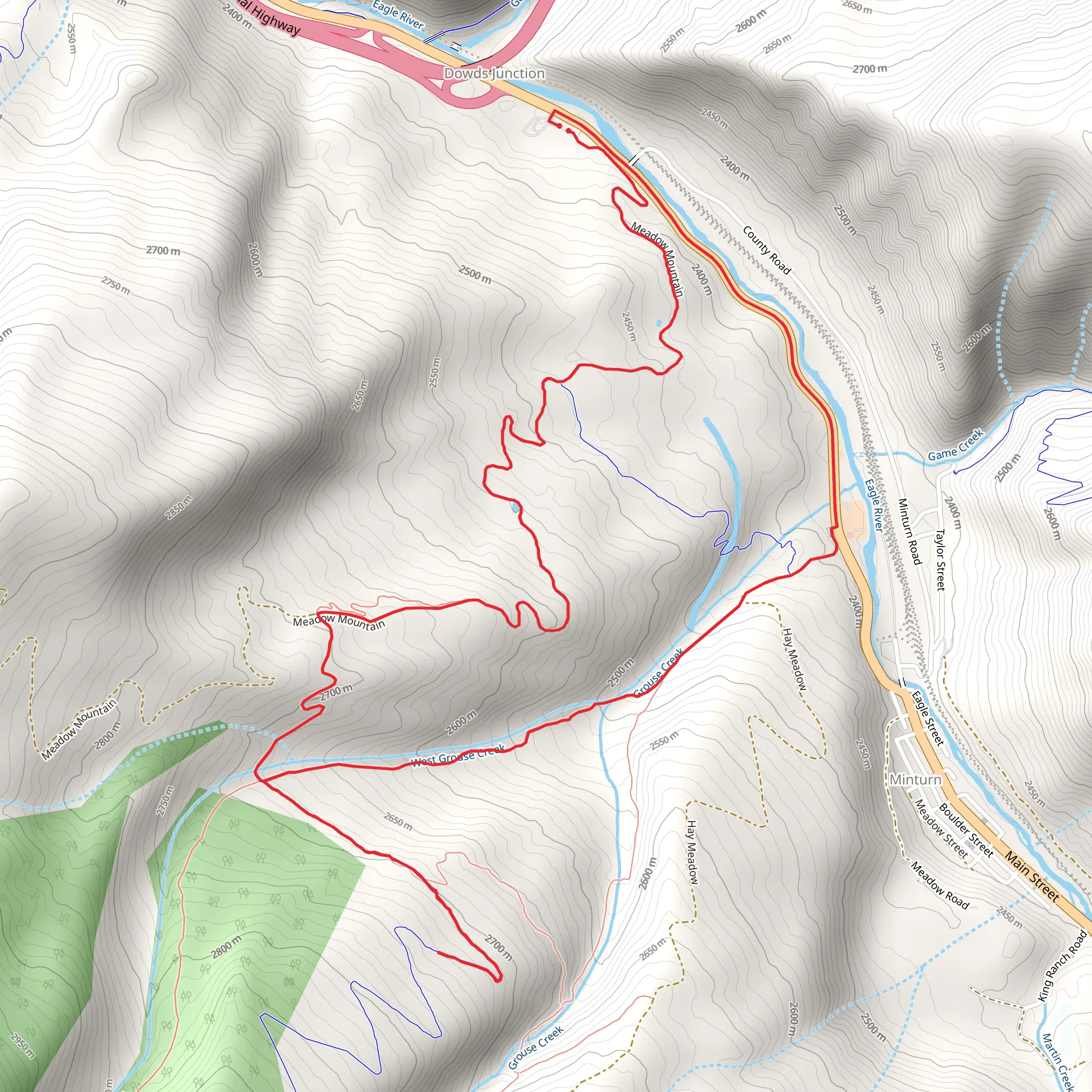 Line Shack Loop mobile static map