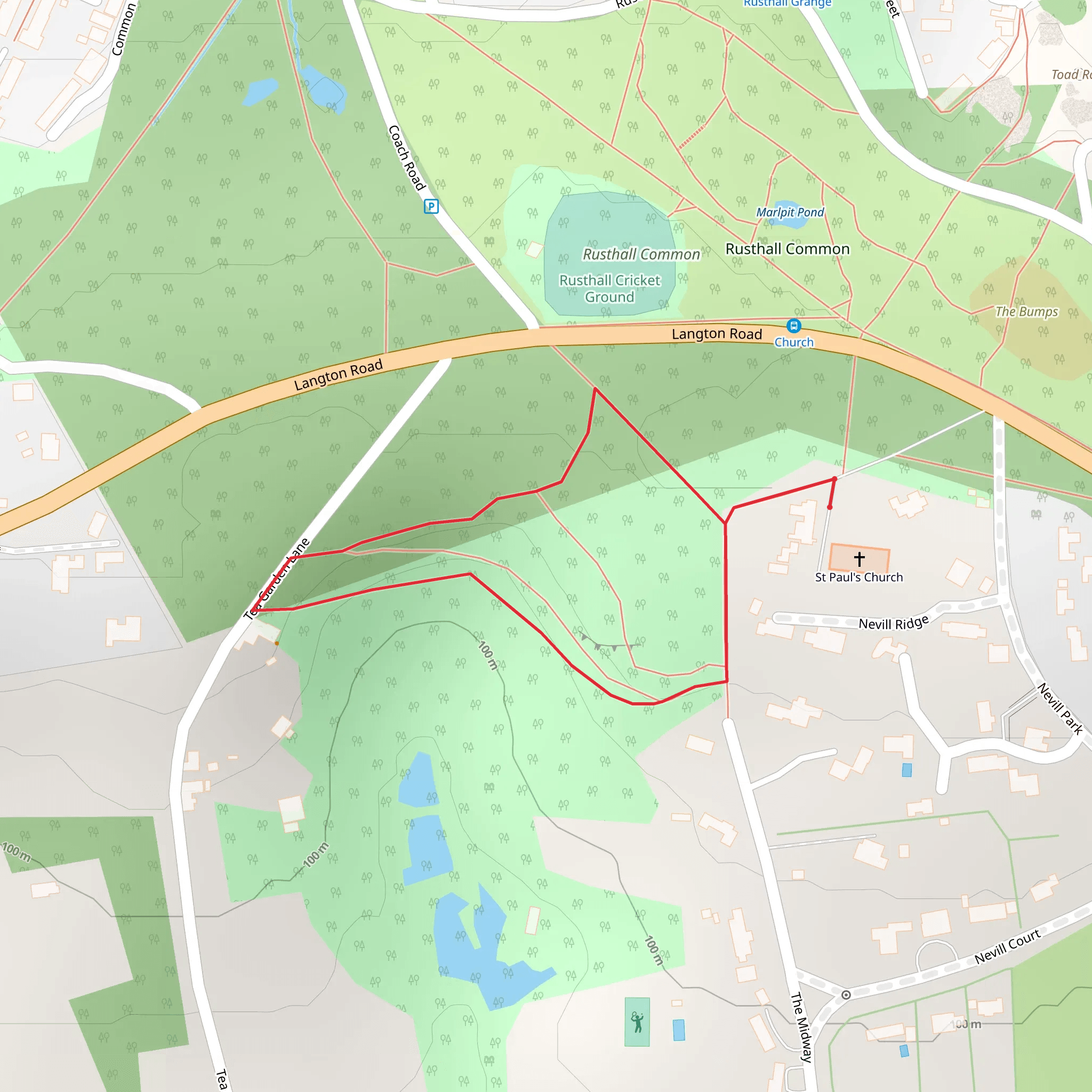 Happy Valley and Cheesewring Rocks Loop mobile static map