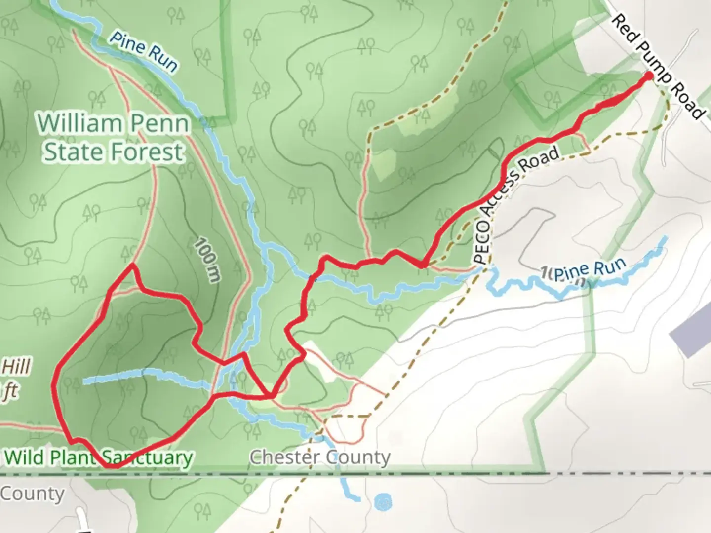 An image depicting the trail Rose Loop Trail and its surrounding area.