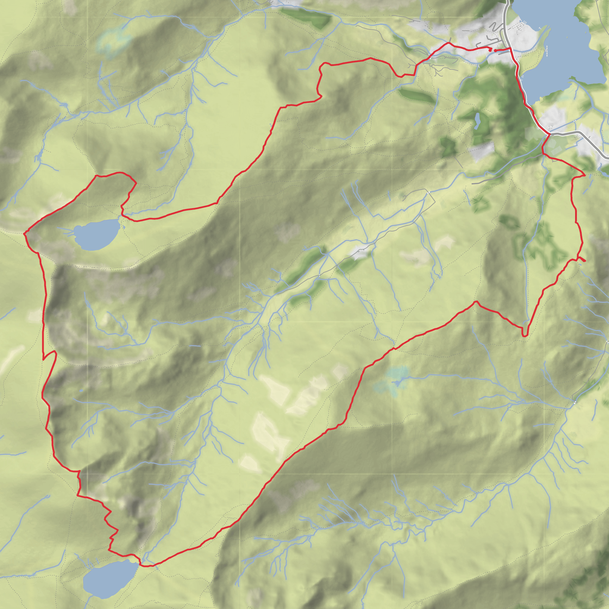 Grisedale Round mobile static map