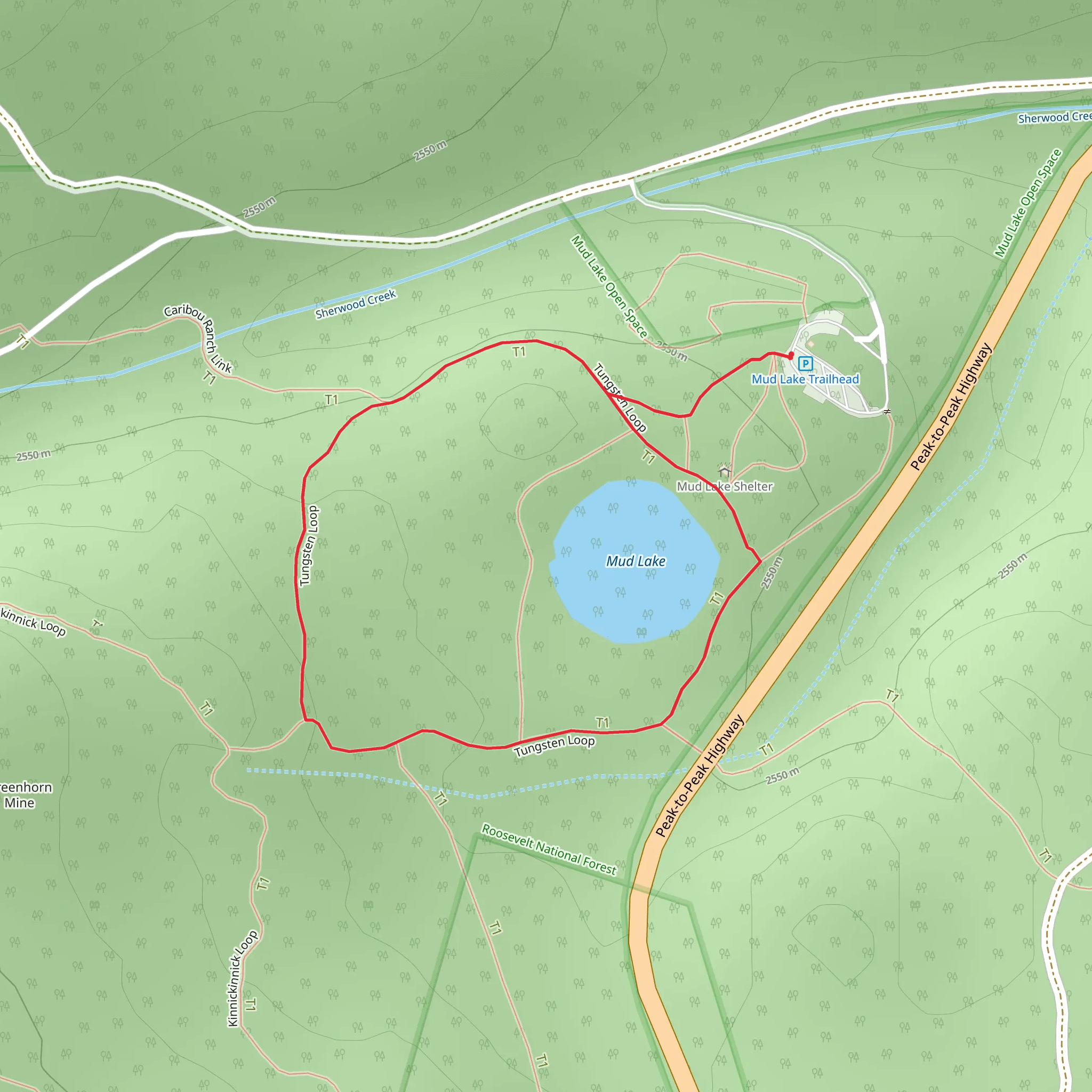 Tungsten Loop mobile static map