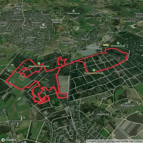 Geeneindsche, Papenvoortsche Heide and Zandbergen Loop