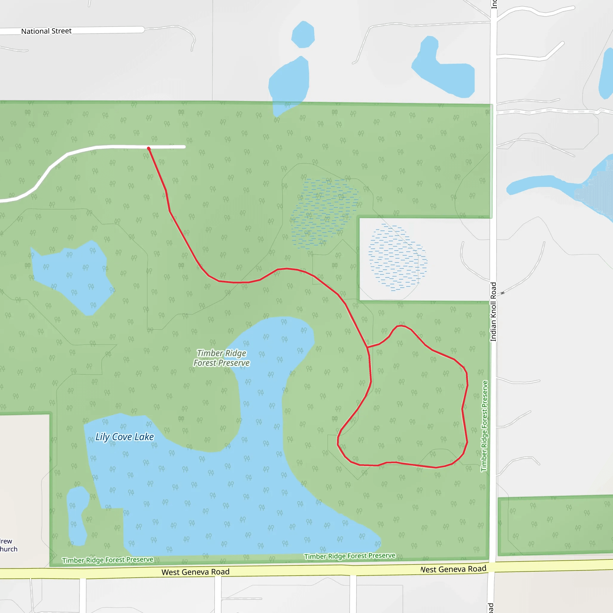 North Prince Crossing Road Loop mobile static map