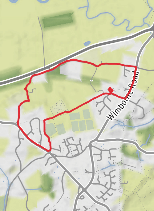 East Dorset Walking mobile static map