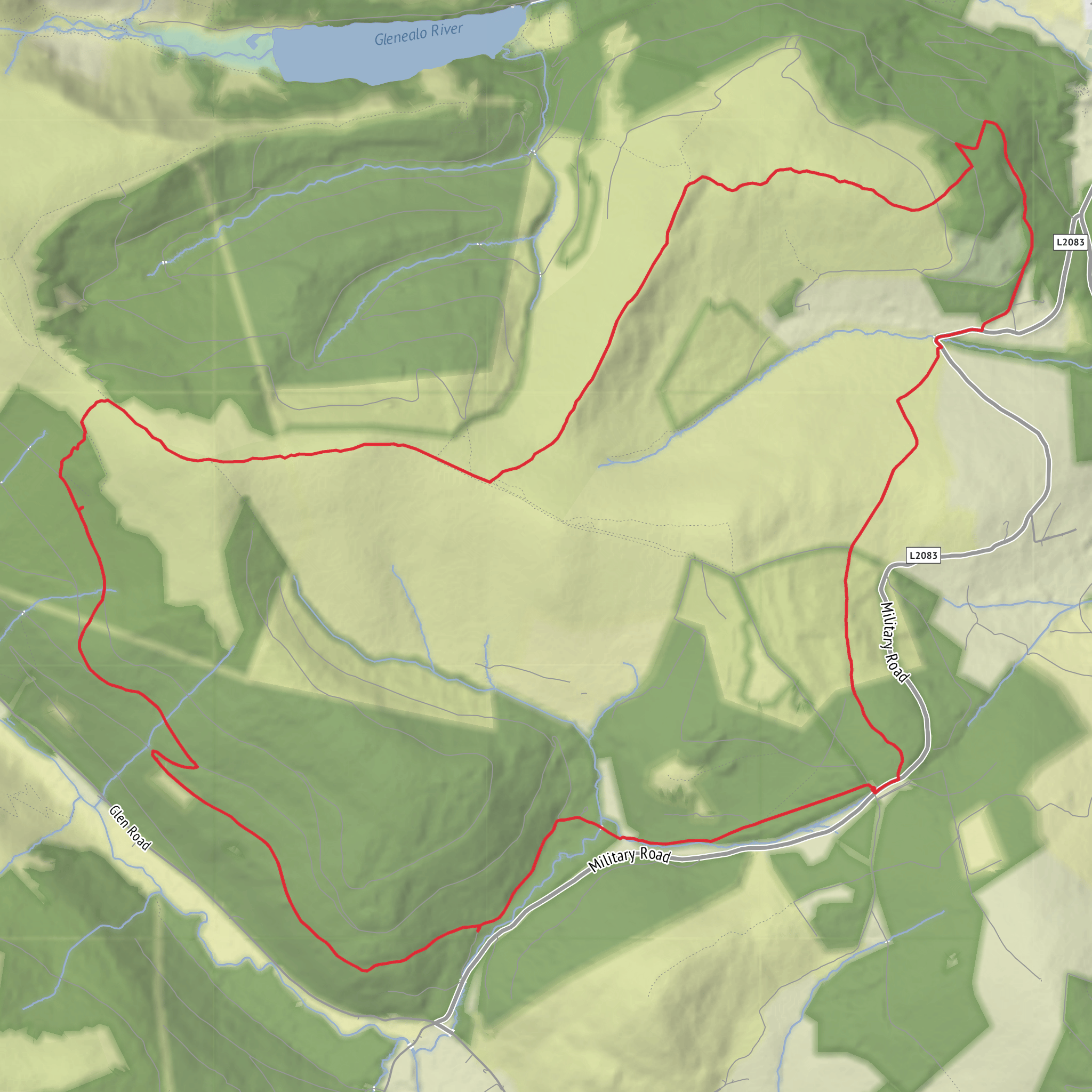 Shay Elliot Forest - Mountain Access Route mobile static map