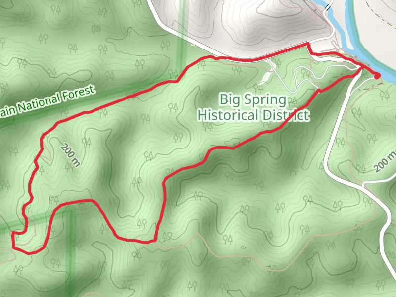 Big Spring - Stone Ridge Loop Trail
