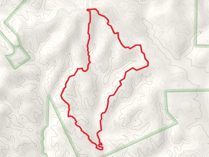 Tunica Hills Loop Trail - A