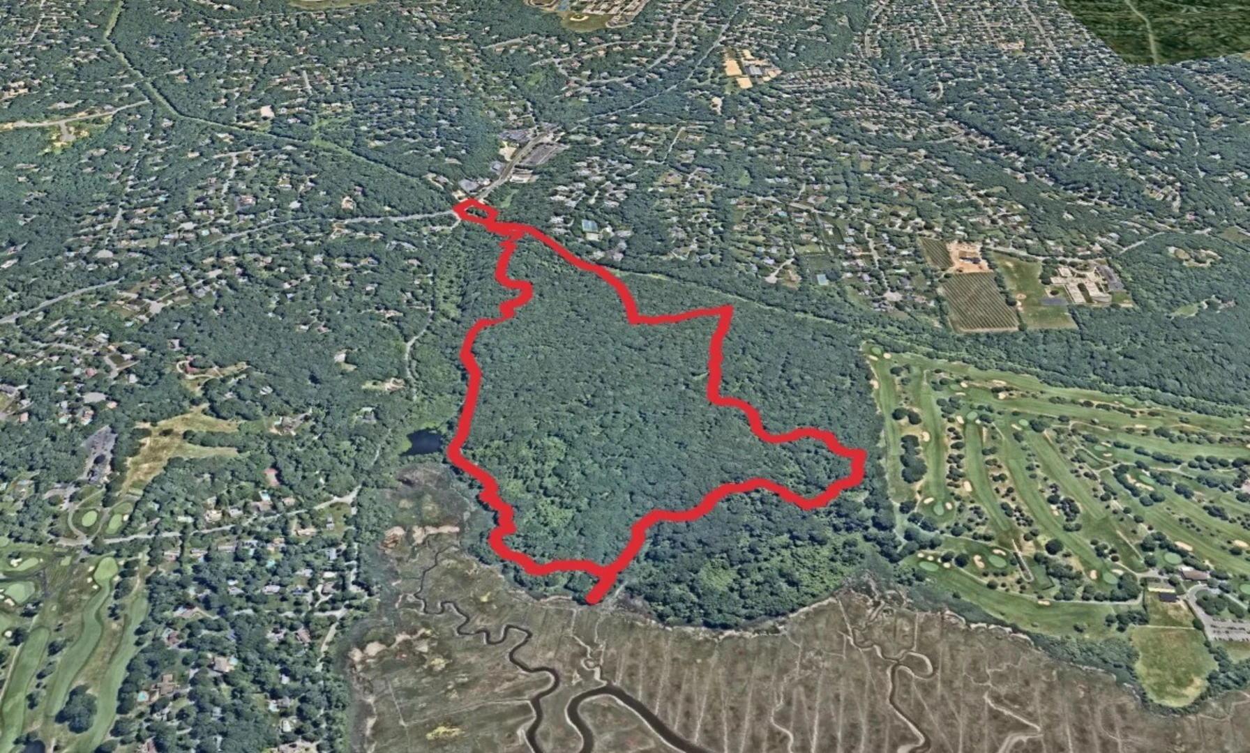 An image depicting the trail Crab Meadow Loop Trail and its surrounding area.