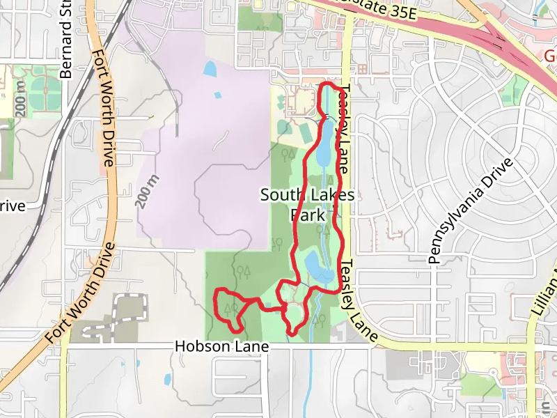 South Lakes Park Lake Loop Trail