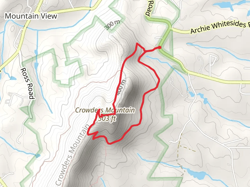 Crowders Mountain Loop Tower Trail